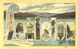 Greetings From Lewiston Maine Postcard Postcard