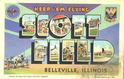 Scott Field Belleville, IL Postcard Postcard