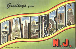 Greetings From Paterson New Jersey Postcard Postcard
