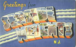 Greetings From Seaside Heights New Jersey Postcard Postcard