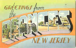 Greetings From The Oranges New Jersey Postcard Postcard
