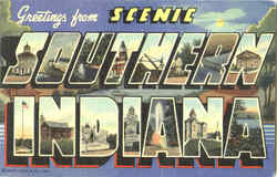 Greetings From Scenic Southern Indiana Postcard