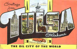 Greetings From Tulsa Postcard