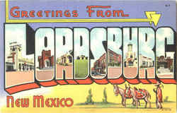 Greetings From Lordsburg New Mexico Postcard Postcard