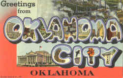 Greetings From Oklahoma City Postcard Postcard