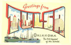 Greetings From Tulsa Postcard