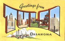 Greetings From Tulsa Postcard