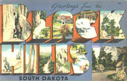 Greetings From The Black Hills South Dakota Postcard Postcard