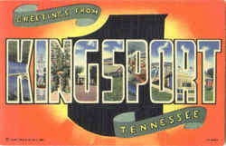 Greetings From Kingsport Postcard