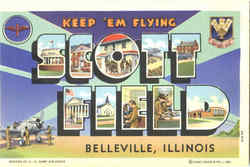 Scott Field Belleville, IL Postcard Postcard