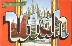Greetings From Utah Postcard