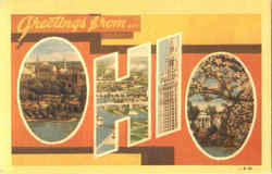 Greetings From Ohio Postcard