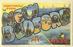 Greetings From New Bedford Postcard