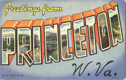 Greetings From Princeton Postcard