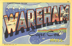 Greetings From Wareham Postcard