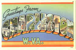 Greetings From Charleston West Virginia Postcard Postcard