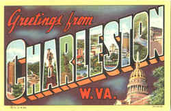 Greetings From Charleston West Virginia Postcard Postcard