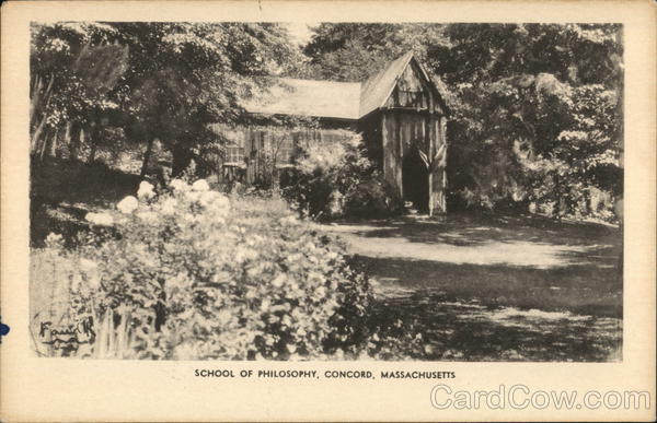 School of Philosophy Concord Massachusetts