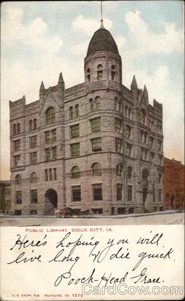 Public Library Building Sioux City Iowa