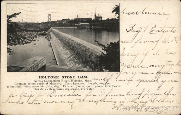 Holyoke Stone Dam Massachusetts