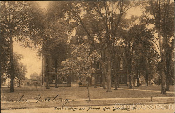 Knox College adn Alumni Hall Galesburg Illinois