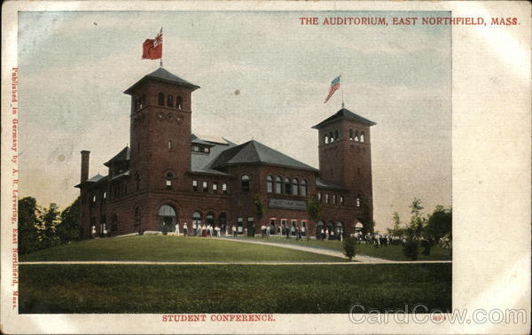 The Auditorium East Northfield Massachusetts