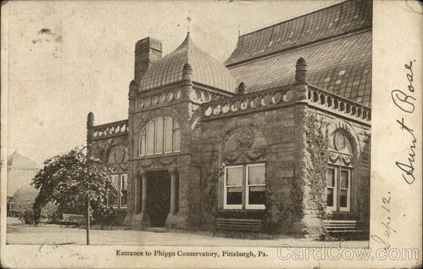 Entrance to Phipps Conservatory Pittsburgh Pennsylvania