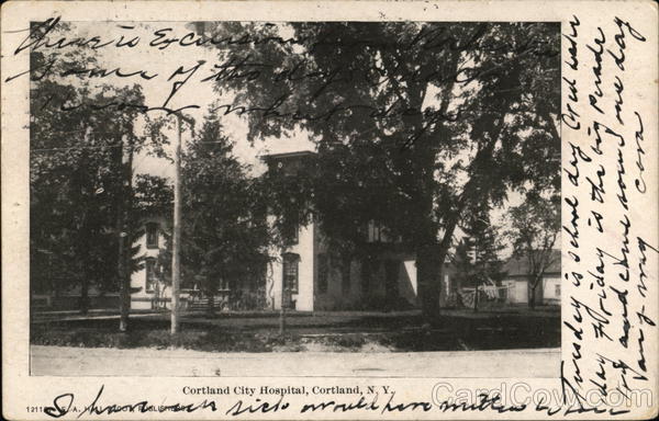 City Hospital Building Cortland New York