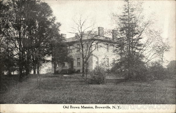 Old Brown Mansion Brownsville New York