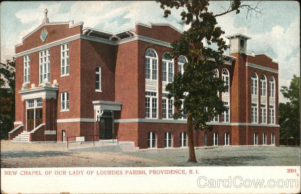 New Chapel of our Lady of Lourdes Parish Providence Rhode Island
