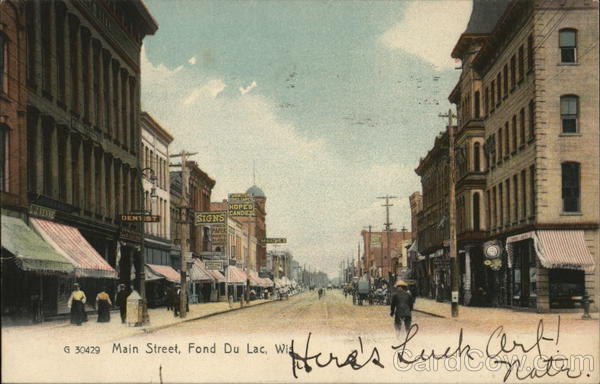 Main Street Fond Du Lac Wisconsin