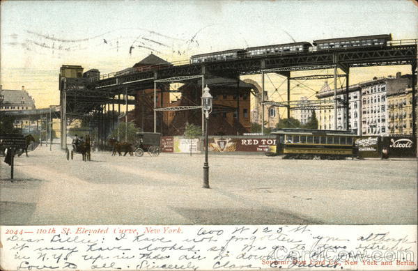 110th Street Elevated Curve New York