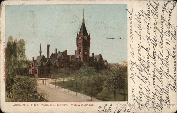 Chicago, Milwaukee & St. Paul Railway Depot Wisconsin