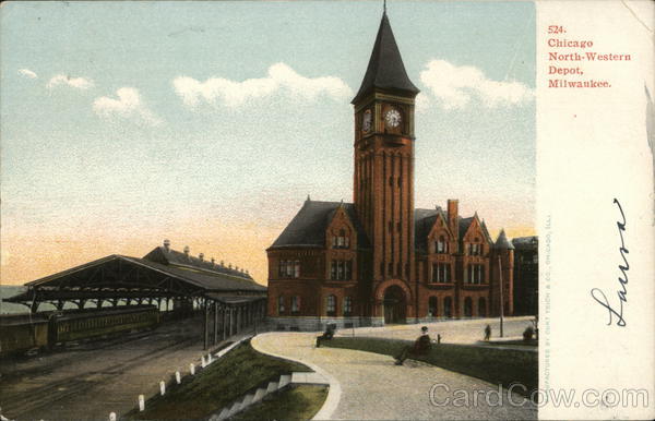 Chicago North-Western Depot Milwaukee Wisconsin