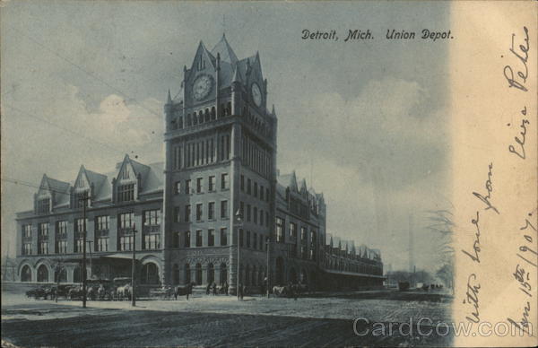 Union Depot Building Detroit Michigan