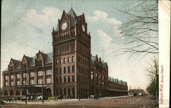 View of Union Depot Detroit Michigan