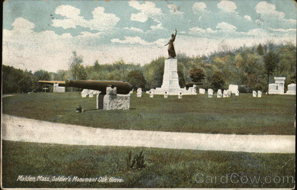 Soldiers' Monument Oak Grove Malden Massachusetts