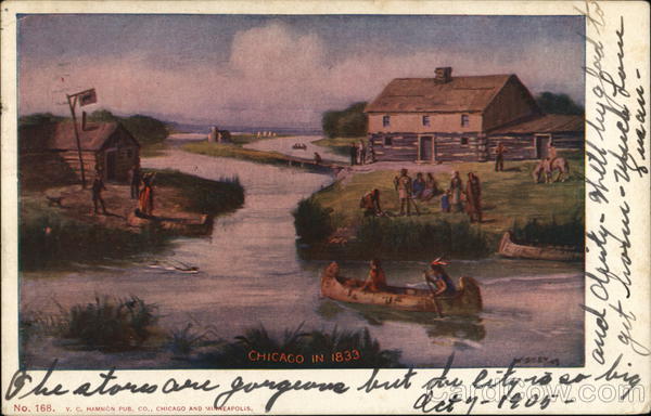 Chicago in 1833 Illinois