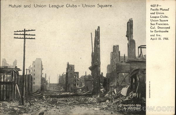 Pacific Mutual and Union League Clubs San Francisco California