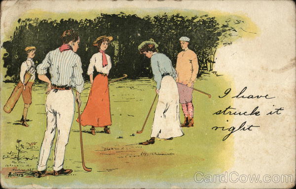 I Have Struck It Right - Golfing On the Green Antlers