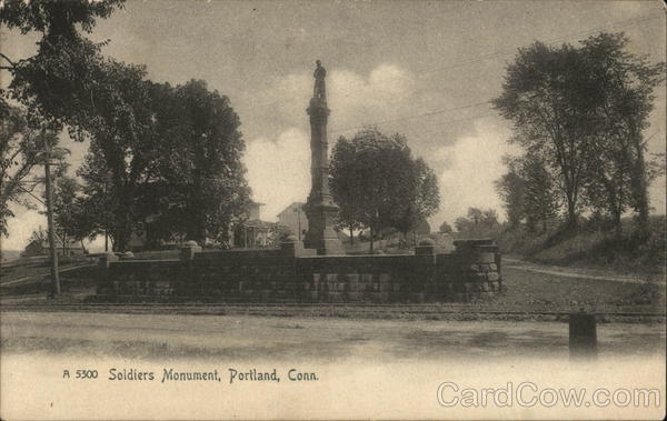 Soldiers Monument, Portland, Conn. Connecticut