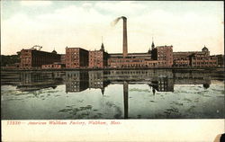American Waltham Factory Postcard