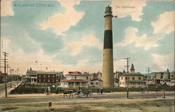 The Lighthouse, Atlantic City Postcard