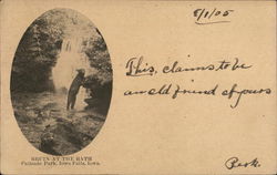 Bruin at the Bath, Palisade Park Postcard