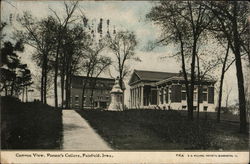 Campus View, Parson's College Postcard