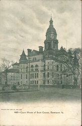 Court House of Scott County Davenport, IA Postcard Postcard Postcard