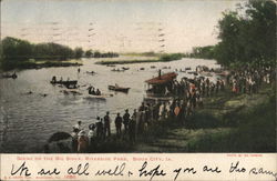 Scene on the Big Sioux, Riverside Park Sioux City, IA Postcard Postcard Postcard