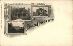 Baker University Baldwin City, KS Postcard Postcard Postcard