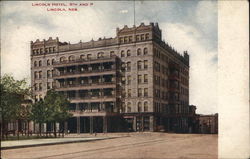 Lincoln Hotel, 9th and P Nebraska Postcard Postcard Postcard