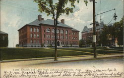 English and Latin High Schools Postcard